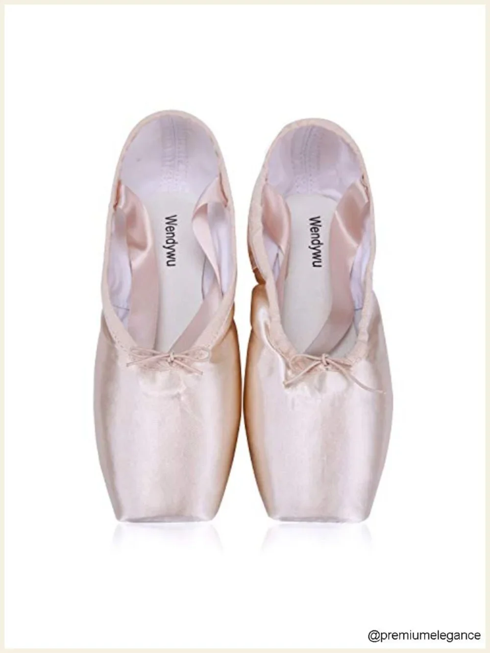 Professional Ballet Pointe Shoes with Toe Pads PU Soled for Dance